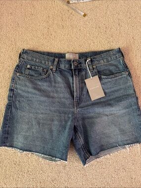 Everlane Raw-Hem The Denim Shorts